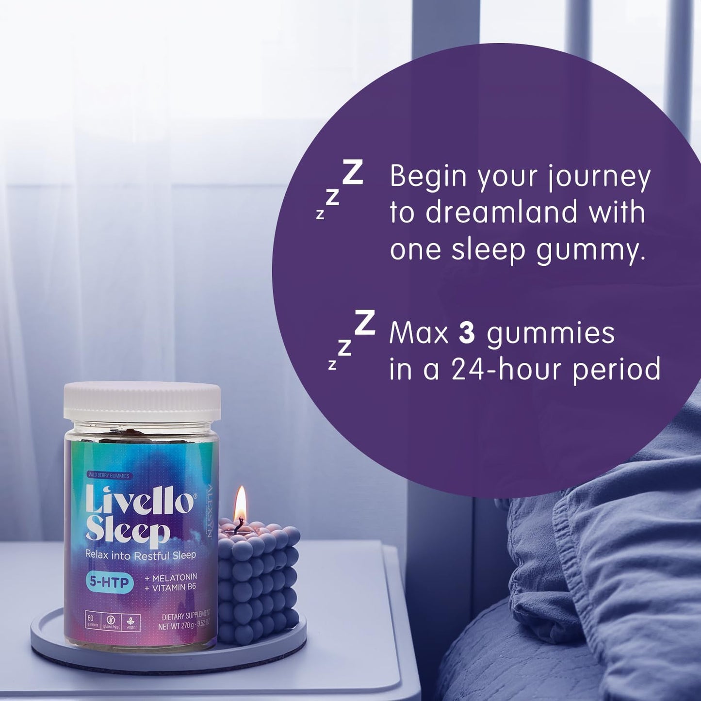 Livello® Sleep Gummies – Natural Nighttime Support